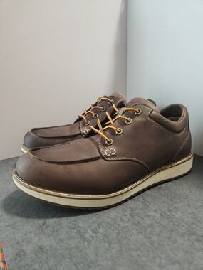 L.L.Bean Stonington Water-resistant Leather Shoe Moc Toe Mens Size 11.5